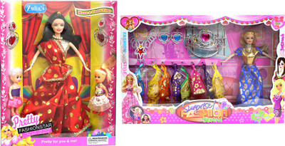 

Amaya Pretty Fashion Doll311 Set Of 2(Multicolor)
