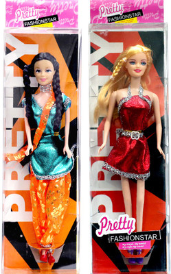 

Amaya SET OF 2 Pretty Fashion Doll 5(Multicolor)