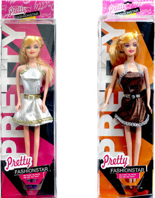 

Amaya Pretty Fashion Doll155 Set Of 2(Multicolor)