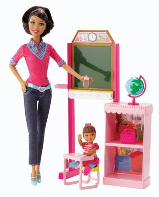 

Barbie careers teacher african american playset(Multicolor)
