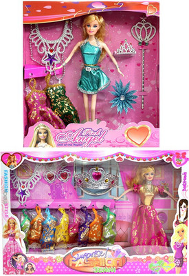 

Amaya Pretty Fashion Doll432 Set Of 2(Multicolor)