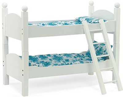 

Emily Rose Doll Clothes White Bunk Bed Furniture Fit 18 Inch American Girl(Multicolor)