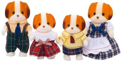 

Sylvanian Families Epoch Doll " Family of Chiffon Dog Fs-11"(Multicolor)