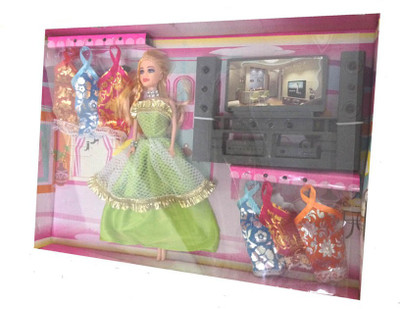 

Taaza Garam Party Outfit For 26 cm Doll(Multicolor)