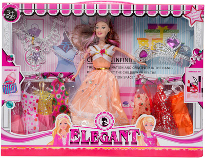 

Aaryan Enterprise Party Outfit For 40 Doll(Multicolor)