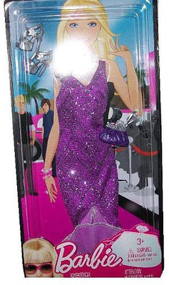 

Mattel Party Outfit For 23 - 12 cm Doll(Purple)