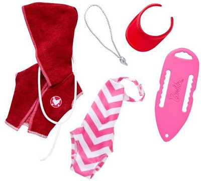 

Barbie Party Outfit For 29.21 Doll(Red, Pink, White)