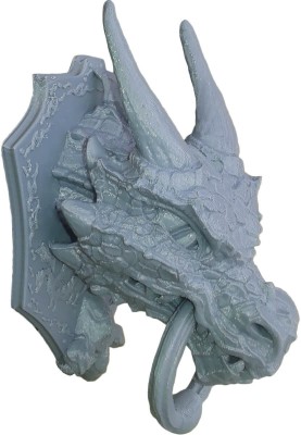 Uneeke Shape Dragon Showpiece Plastic Door Knocker(Iron)