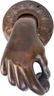 23% OFF on Aakrati Hand Brass Door Knocker(Antique Brass)