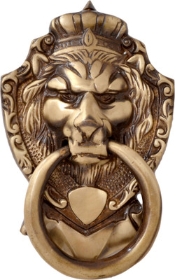 Handecor Victorian Style Lion Mouth Brass Door Knocker(Antique Brass) Flipkart