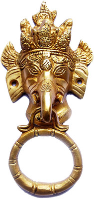 32% OFF on Aakrati Brass Door Knocker(Antique Brass)