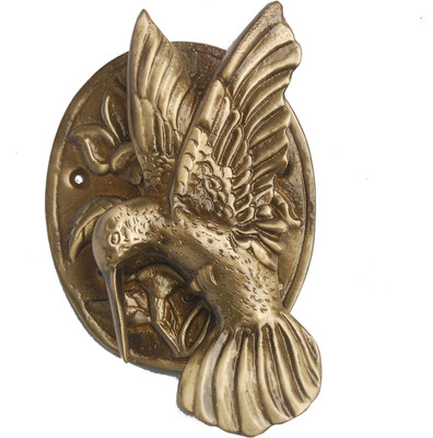 18% OFF on aakrati Bird Brass Door Knocker(Antique Brass)