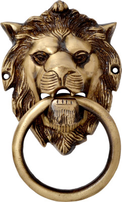 Handecor Lion Mouth Brass Door Knocker(Antique Brass) Flipkart