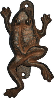 60% OFF on Aakrati Frog Figure Brass Door Knocker(Antique Brass)