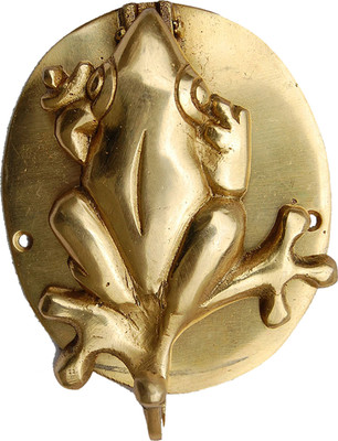 35% OFF on Aakrati Frog Brass Door Knocker(Antique Brass)