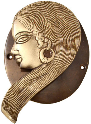 34% OFF on Aakrati Lady Face Brass Door Knocker(Antique Brass) 34% OFF on Aakrati Lady Face Brass Door Knocker(Antique Brass)