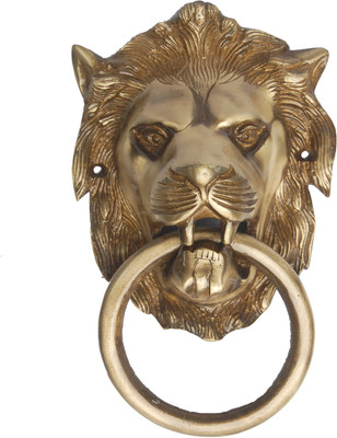 20% OFF on aakrati Lion in Metal Brass Door Knocker(Antique Brass) 20% OFF on aakrati Lion in Metal Brass Door Knocker(Antique Brass)