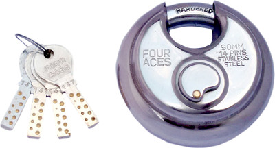

FOUR ACES Stainless Steel Chrome Door levers(Silver)
