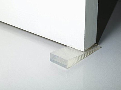 

KM Transparent Set of 4 Non-Slip Wedge Door Stopper(Transparent)