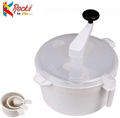 

Rocks atta maker Plastic Detachable Dough Maker(White)