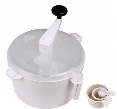 Peach Plastic Detachable Dough Maker(White)