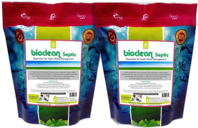 

Bioclean Septic Effective organic powder for septic tanks Powder Drain Opener(500 g, Pack of 2)
