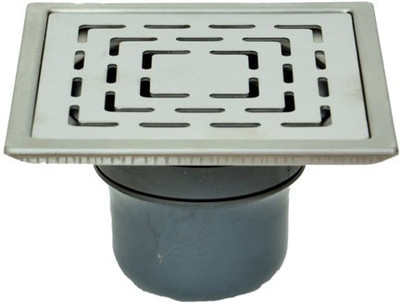 

Aquieen Floor Stainless Steel Push Down Strainer(15.24 cm Set of 1)