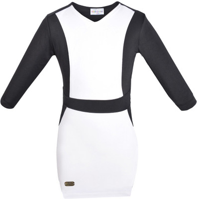 

Lil Orchids Midi/Knee Length Party Dress(Black, Sleeveless