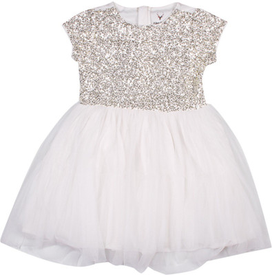 

Allen Solly Junior Girl's Midi/Knee Length Party Dress(White