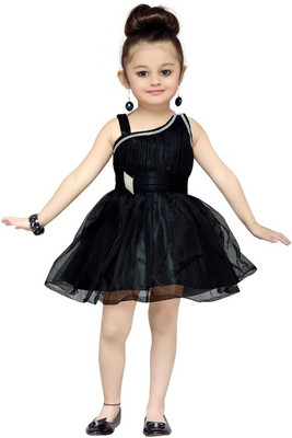 

Aarika Girls Midi/Knee Length Party Dress(Black, Sleeveless