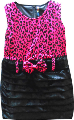

Cute Raskals Midi/Knee Length Party Dress(Pink, Sleeveless