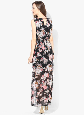 

Only Women's Maxi Multicolor Dress, Black