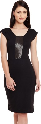 STREET9 Women A-line Black Dress