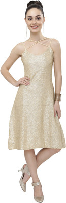 Ashtag Women Bodycon Gold Dress Ashtag Women Bodycon Gold Dress