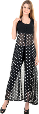 raabta black long dress