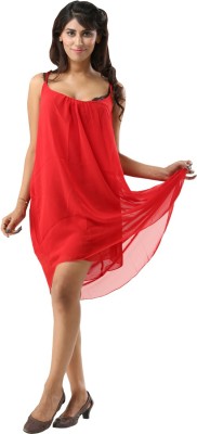 Fascinating Women High Low Red Dress