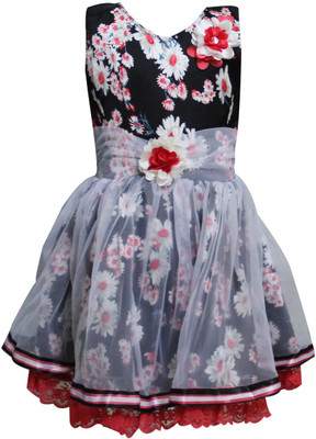 

Priyank Midi/Knee Length Party Dress(Black, Half Sleeve