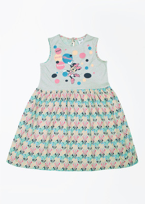 

Disney by Genes Girls Mini/Short Dress(Multicolor, Half Sleeve, Multi colour