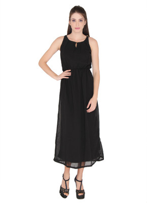 

Pepperika Women's Maxi Black Dress