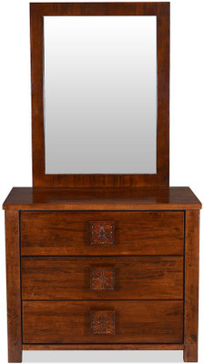 

@home by Nilkamal Monalisa Engineered Wood Dressing Table(Finish Color - Walnut)