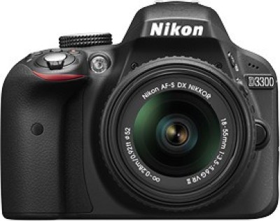 Nikon D3300 DSLR Camera D-ZOOM KIT: AF-P 18-55mm VR + AF-P DX NIKKOR 70-300mm f/4.5-6.3G ED VR Kit Lenses(Black)   Camera  (Nikon)