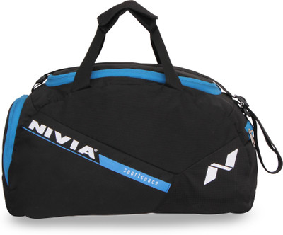 

Nivia Sports Space Gym Bag Multi-purpose(Multicolor, Kit Bag), Black;blue