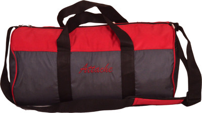 

Attache 16 inch/40 cm 1013 R Gym Bag(Red, Grey), Grey;red