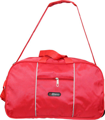

Bleu 21 inch/53 cm (Expandable) Travel Bag RoleON Waterproof with Wheel - Red - 523 Duffel Strolley Bag(Red)