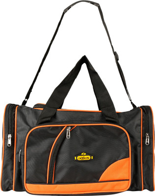 Daikon 4430BlackOrange-TravelBag Travel Duffel Bag(Black, Orange)