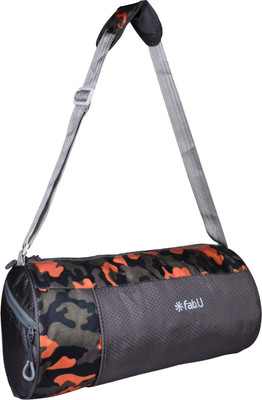 

Fabu (Expandable) Grey Gym Bag(Grey)