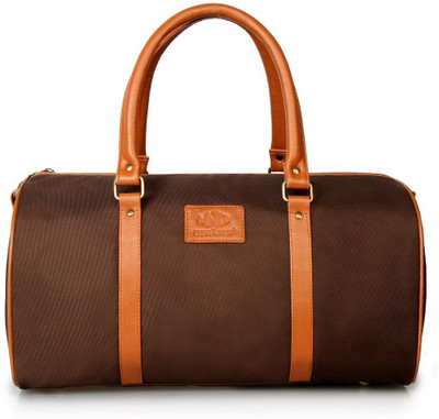 

The Clownfish Exclusive Jute Duffel Strolley Bag Duffel Strolley Bag(Brown)