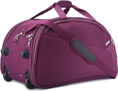 

American Tourister 25 inch/65 cm Sweden Duffel Strolley Bag(Purple)