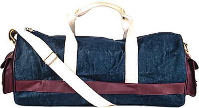 

Goatter 22 inch/56 cm 22" Drum Duffel Bag Travel Duffel Bag(Blue)