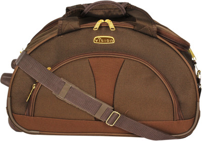 

Vision 20 With 3 Digit Lock Duffel Strolley Bag(Brown)